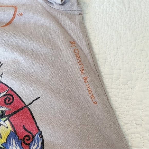 Ed Hardy by Christian Audigier Graphic Bird and Flower Tee T Shirt - Medium - Picture 4 of 13